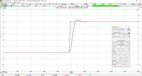 Digital Filter Step Response Measurement